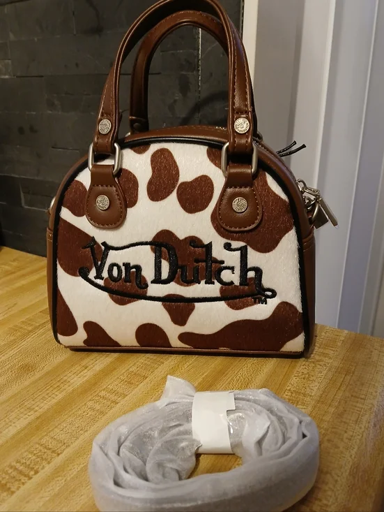 Von Dutch NWT Limited Edition Pony Fur Mini Tote/Crossbody - Picture 1 of 7